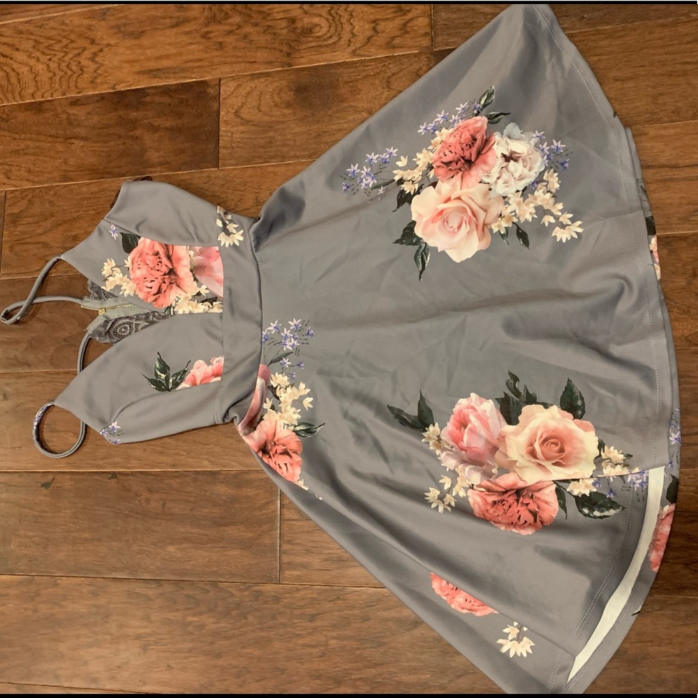 Mini floral dress